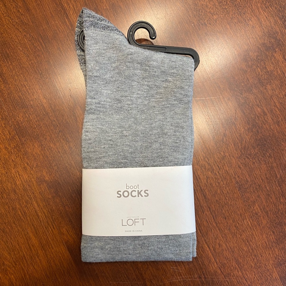 NWT LOFT Gray Socks